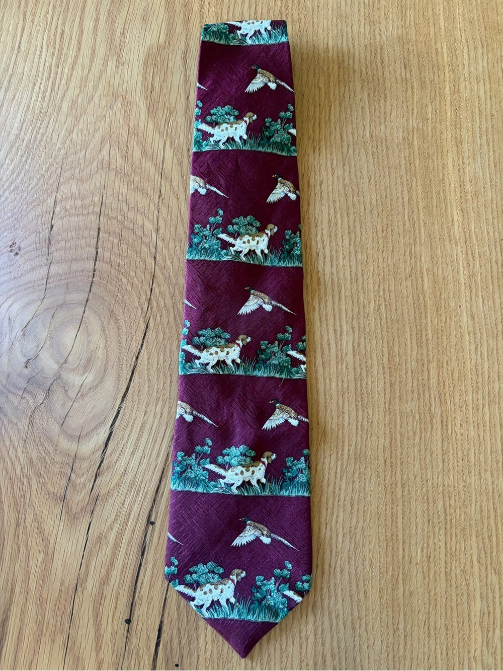 Vintage Orvis Pheasant Hunt All Silk Tie